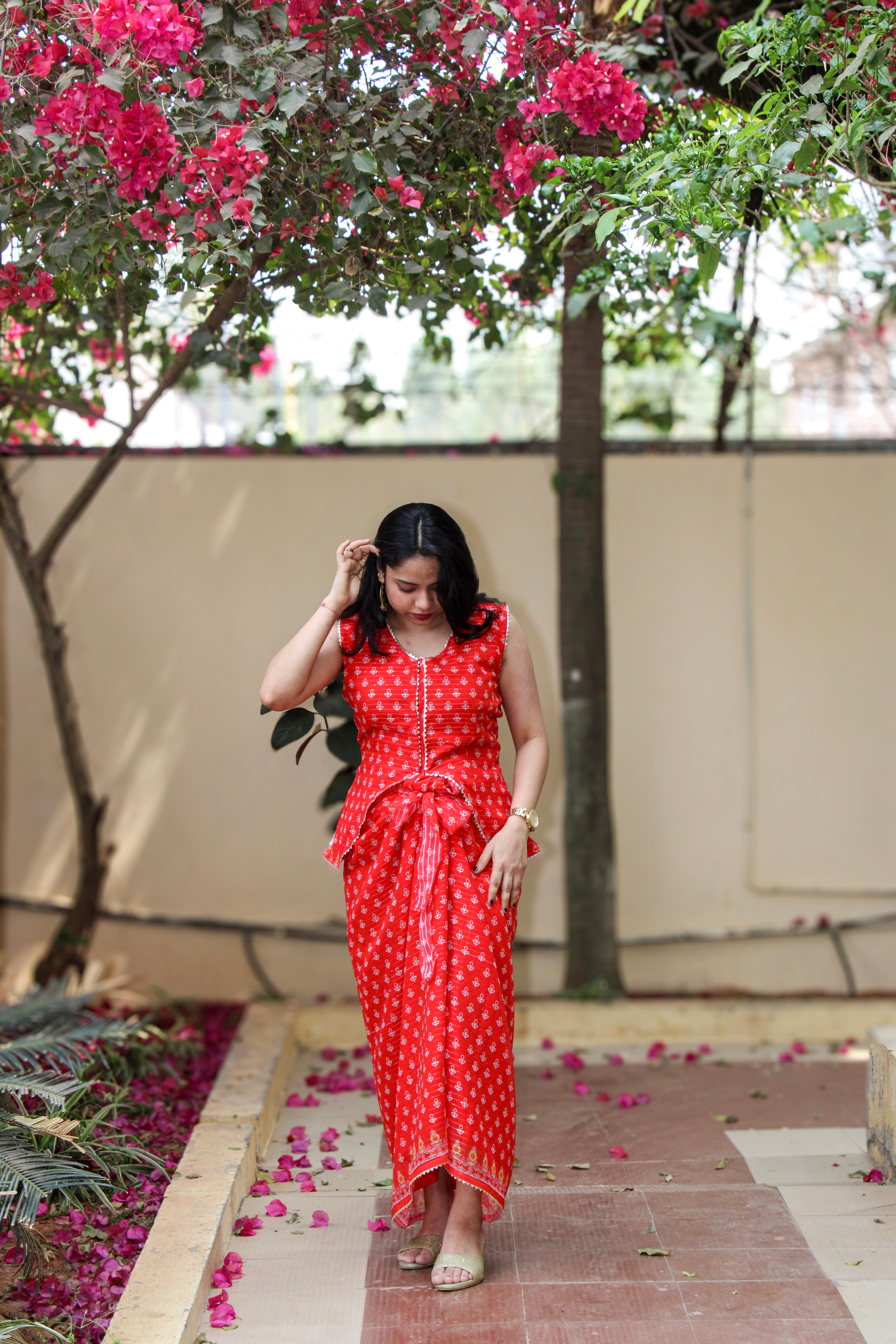 Aruna – Reimagined Saree Dress | Contemporary Sustainable Ethnic Wear