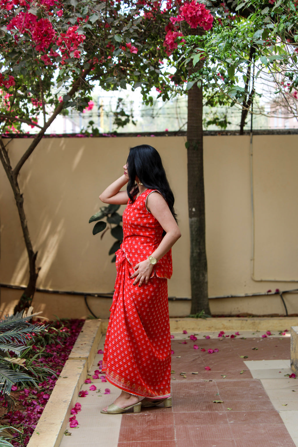 Aruna – Reimagined Saree Dress | Contemporary Sustainable Ethnic Wear