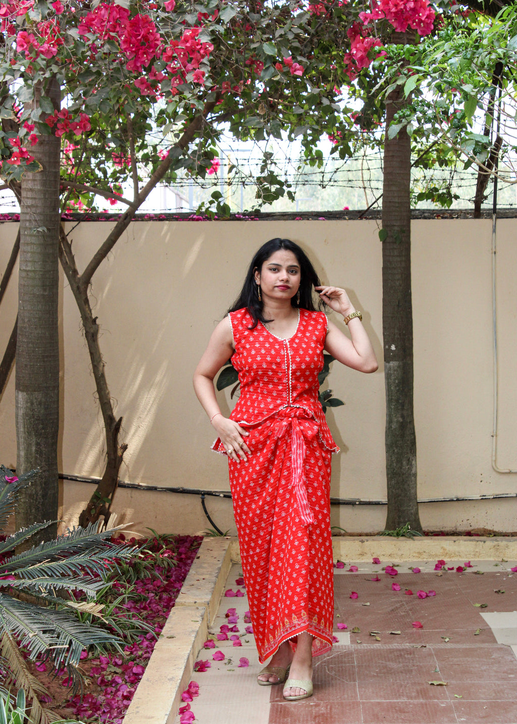 Aruna – Reimagined Saree Dress | Contemporary Sustainable Ethnic Wear
