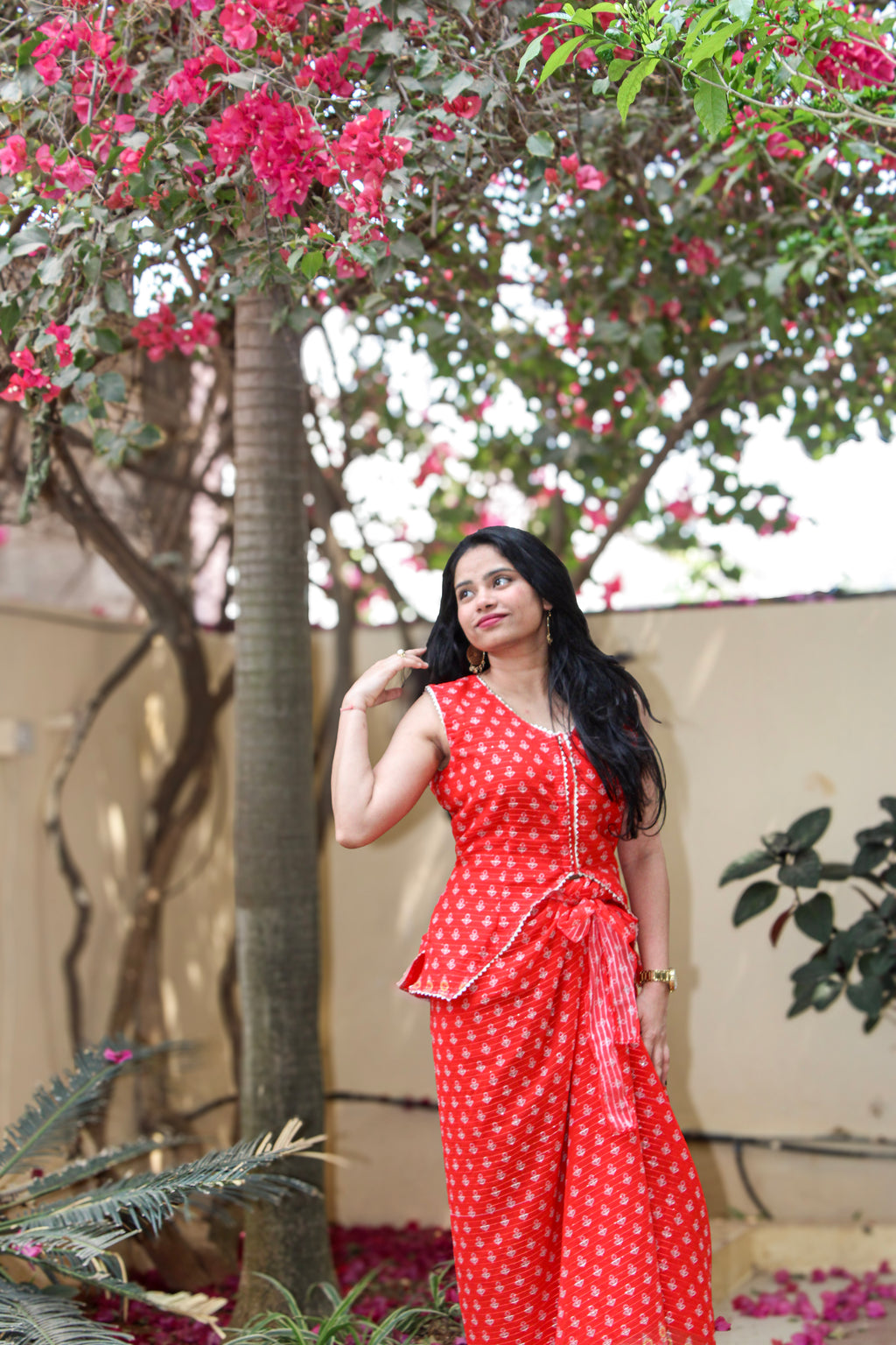 Aruna – Reimagined Saree Dress | Contemporary Sustainable Ethnic Wear