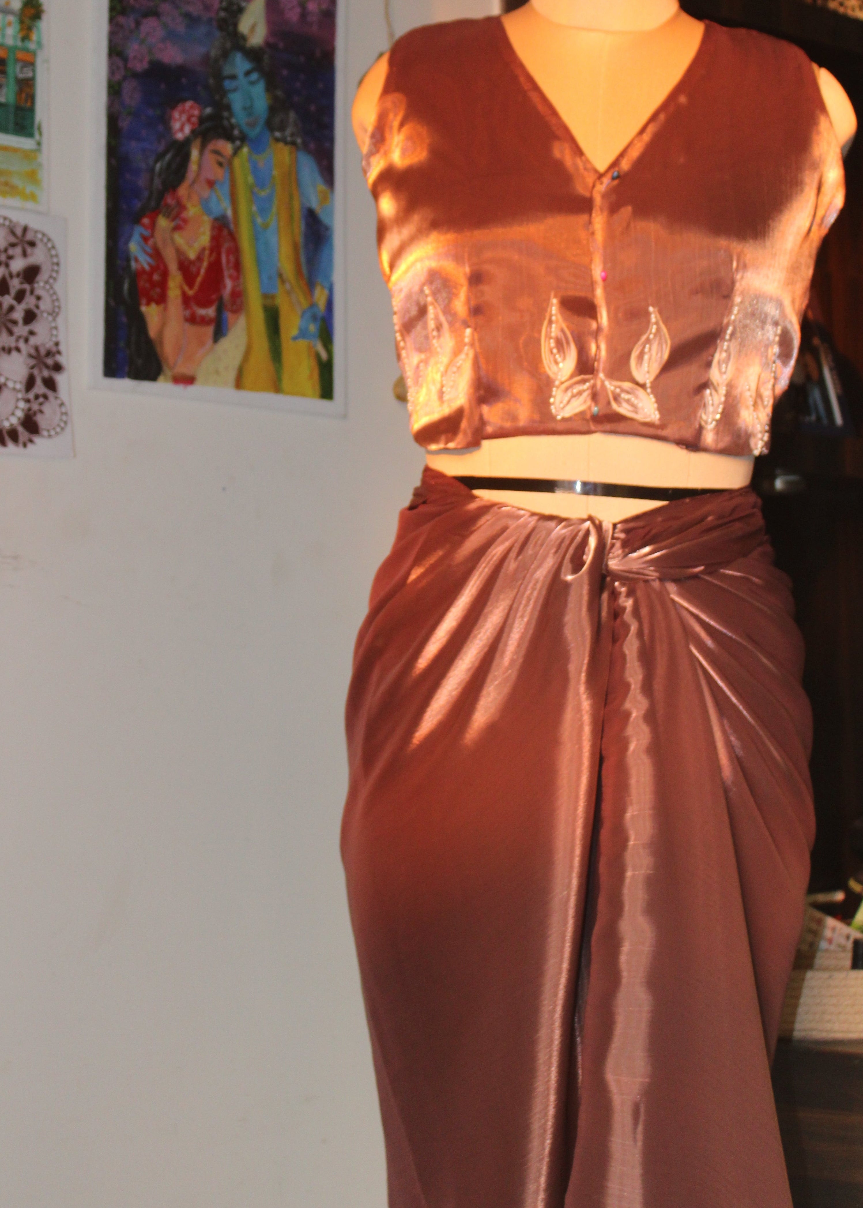 Tāmra Drape Set – Copper Draped Co-ord